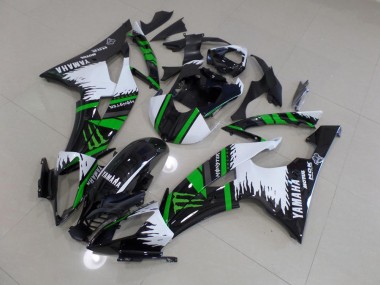Carenado Yamaha R6 2008-2016 - Especial Blanco Verde Monster