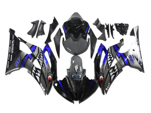 Carenado Yamaha R6 2008-2016 - Gris Azul Tiburón Carenado Yamaha R6 2008-2016 - Gris Azul Tiburón