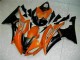 Carenado Yamaha R6 2008-2016 - Naranja Negro