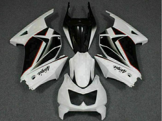 Carenados Kawasaki EX250 2008-2012 - Blanco Negro Ninja Carenados Kawasaki EX250 2008-2012 - Blanco Negro Ninja