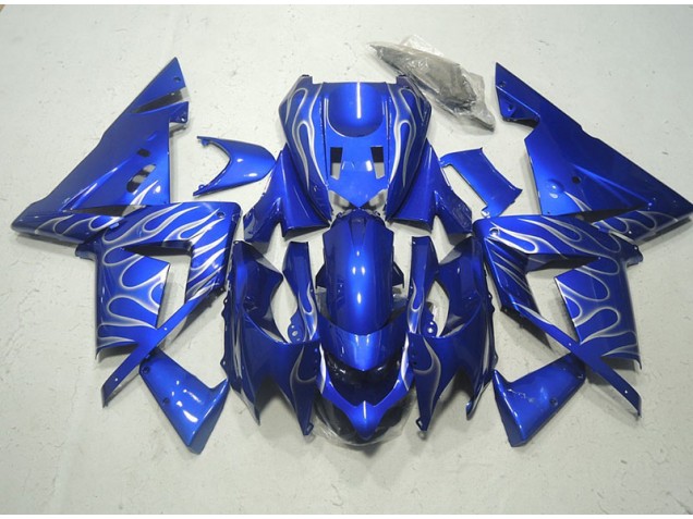 Carenados Kawasaki ZX10R 2003-2005 - Azul Blanco Llama Carenados Kawasaki ZX10R 2003-2005 - Azul Blanco Llama