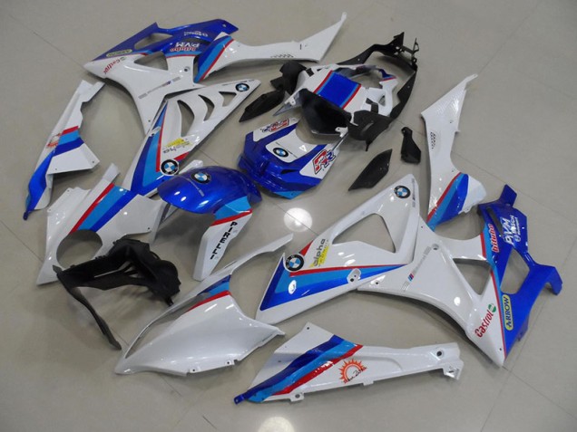 Carrocería BMW S1000RR 2009-2014 - Azul Blanco Carrocería BMW S1000RR 2009-2014 - Azul Blanco