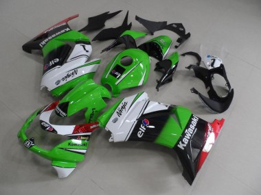 Carrocería Kawasaki ZX 250R 2008-2012 - Verde Blanco Negro