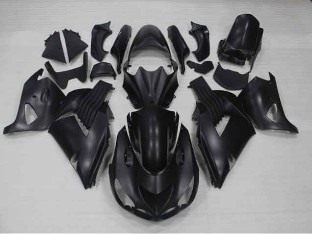 Carrocería Kawasaki ZX14R ZZR 1400 2006-2011 - Negro Mate