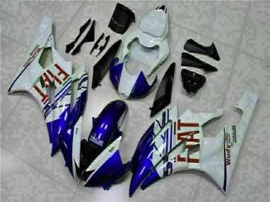 Carrocería Yamaha R6 2006-2007 - Blanco Azul