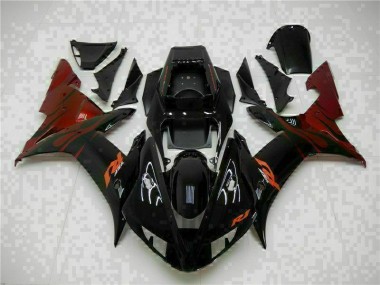 Completo ABS Plástico Yamaha R1 2002-2003 - Negro