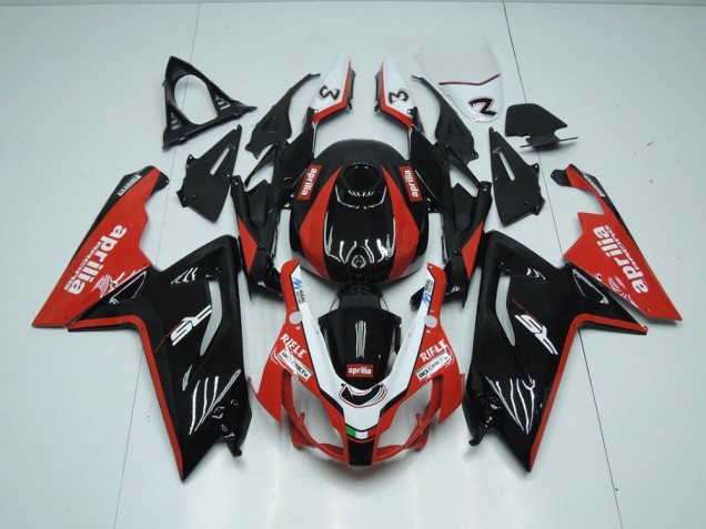 Inyección Kit Carenado Aprilia RS 125 2006-2011 - Negro y rojo Inyección Kit Carenado Aprilia RS 125 2006-2011 - Negro y rojo