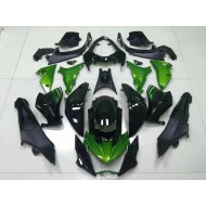 Inyección Kit Carenado Kawasaki Z800 2013-2016 - Verde Negro