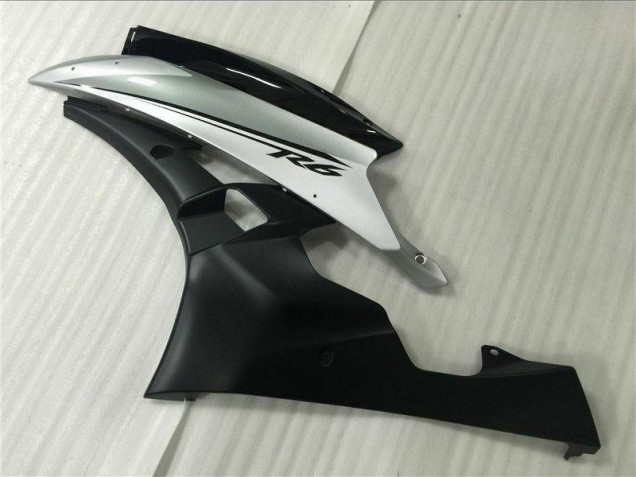 Inyección Kit Carenado Yamaha R6 2006-2007 - Plata Negro Inyección Kit Carenado Yamaha R6 2006-2007 - Plata Negro