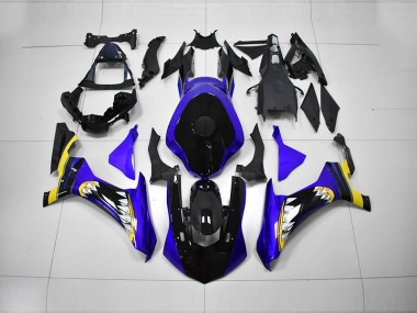 Inyección Kits Carenado Yamaha R1 2015-2019 - Azul Negro