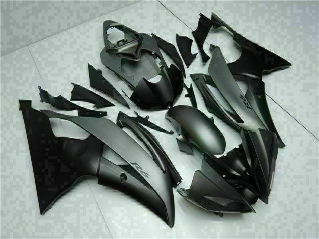Inyección Kits Carenado Yamaha R6 2008-2016 - Gris Negro Inyección Kits Carenado Yamaha R6 2008-2016 - Gris Negro