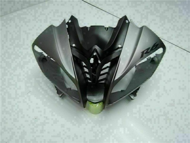 Inyección Kits Carenado Yamaha R6 2008-2016 - Gris Negro Inyección Kits Carenado Yamaha R6 2008-2016 - Gris Negro