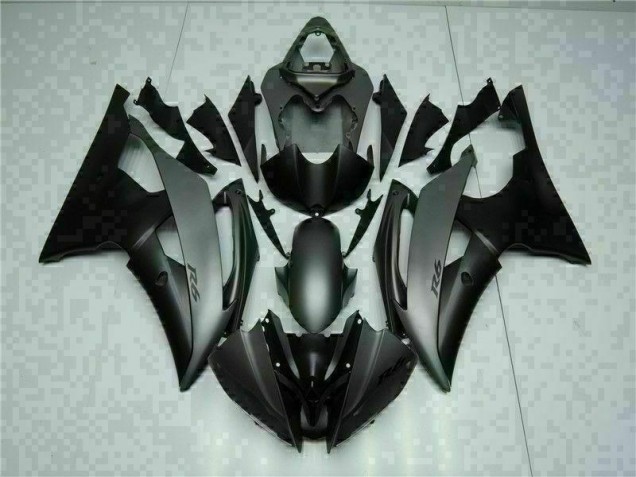 Inyección Kits Carenado Yamaha R6 2008-2016 - Gris Negro Inyección Kits Carenado Yamaha R6 2008-2016 - Gris Negro