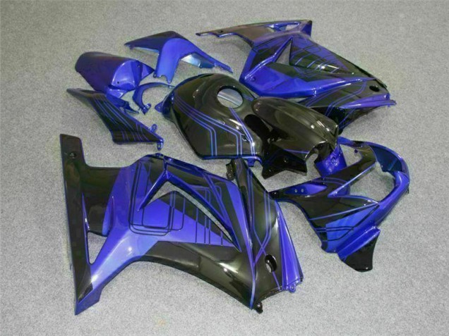 Kit Carenado ABS Completo Kawasaki EX250 2008-2012 - Azul Negro Kit Carenado ABS Completo Kawasaki EX250 2008-2012 - Azul Negro