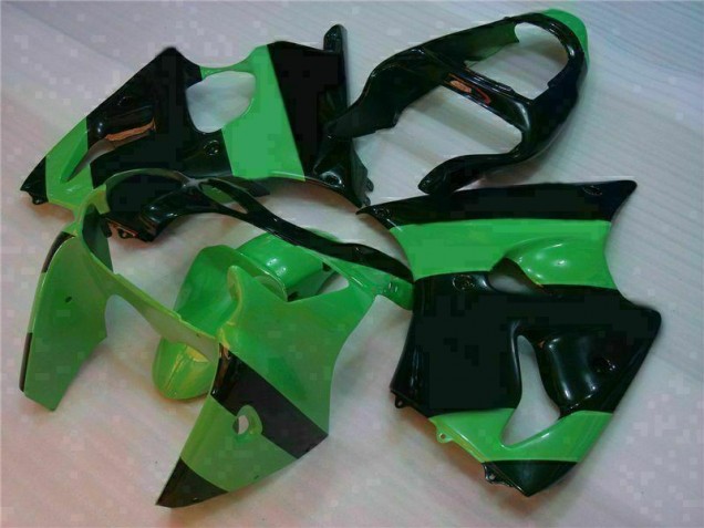 Kit Carenado Inyección Kawasaki ZX6R 2000-2002 - Verde Negro Kit Carenado Inyección Kawasaki ZX6R 2000-2002 - Verde Negro