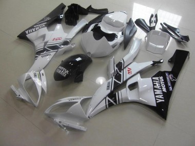 Kit Carenado Inyección Yamaha R6 2006-2007 - Negro Blanco