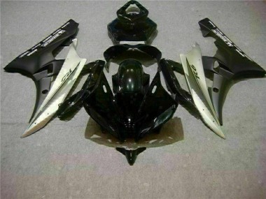 Kit Carenado Inyección Yamaha R6 2006-2007 - Plata Negro