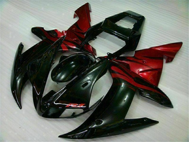 Kit Carenado Yamaha R1 2002-2003 - Negro Rojo Kit Carenado Yamaha R1 2002-2003 - Negro Rojo
