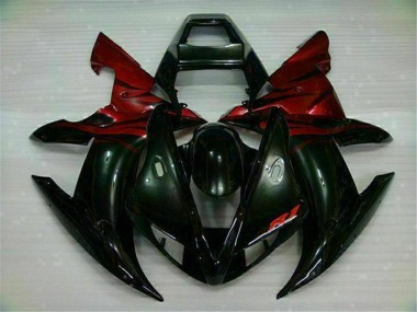 Kit Carenado Yamaha R1 2002-2003 - Negro Rojo