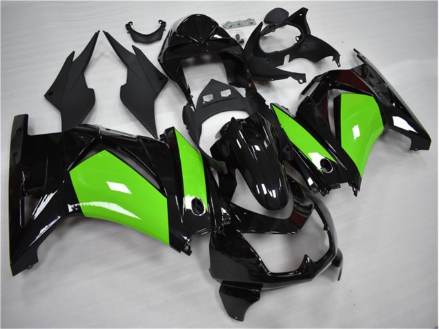 Kit Completo Carenado Kawasaki EX250 2008-2012 - Negro Verde Kit Completo Carenado Kawasaki EX250 2008-2012 - Negro Verde