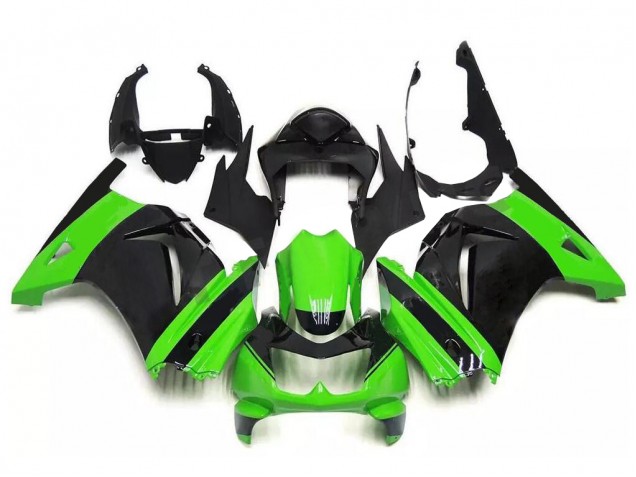 Kit Completo Carenado Kawasaki EX250 2008-2012 - Verde Negro Kit Completo Carenado Kawasaki EX250 2008-2012 - Verde Negro