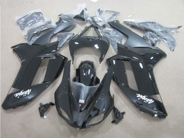 Kit Completo Carenado Kawasaki ZX6R 2007-2008 - Negro Blanco Kit Completo Carenado Kawasaki ZX6R 2007-2008 - Negro Blanco
