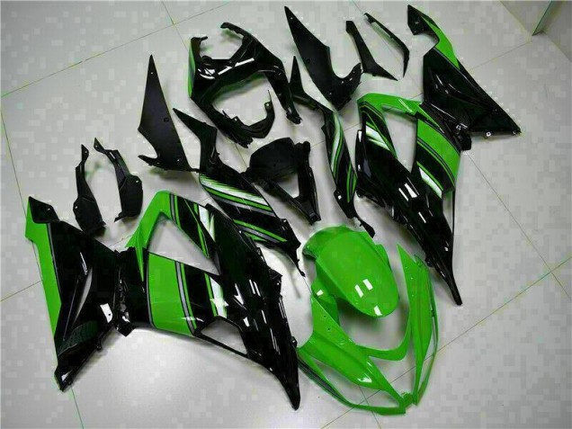 Kit Completo Carenado Kawasaki ZX6R 2013-2018 - Negro Verde Kit Completo Carenado Kawasaki ZX6R 2013-2018 - Negro Verde
