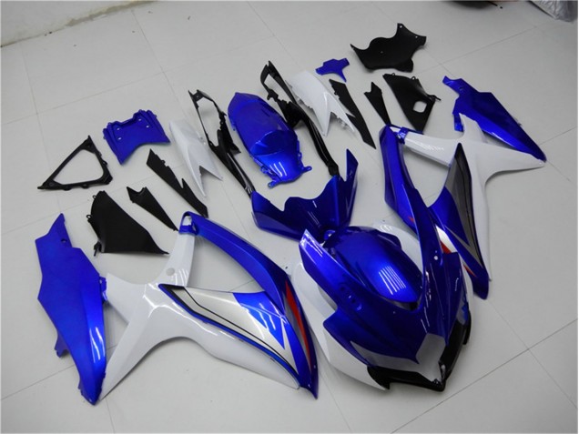 Kit Completo Carenado Suzuki GSXR 600 / 750 K8 2008-2010 - Azul Blanco Kit Completo Carenado Suzuki GSXR 600 / 750 K8 2008-2010 - Azul Blanco