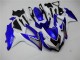 Kit Completo Carenado Suzuki GSXR 600 / 750 K8 2008-2010 - Blanco Azul Kit Completo Carenado Suzuki GSXR 600 / 750 K8 2008-2010 - Blanco Azul