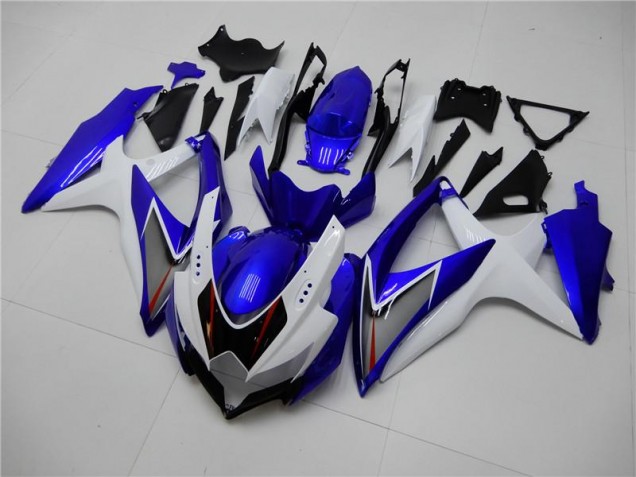 Kit Completo Carenado Suzuki GSXR 600 / 750 K8 2008-2010 - Blanco Azul Kit Completo Carenado Suzuki GSXR 600 / 750 K8 2008-2010 - Blanco Azul
