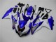 Kit Completo Carenado Suzuki GSXR 600 / 750 K8 2008-2010 - Blanco Azul Kit Completo Carenado Suzuki GSXR 600 / 750 K8 2008-2010 - Blanco Azul