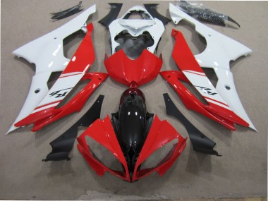 Kit Completo Carenado Yamaha R6 2008-2016 - Rojo Blanco Negro