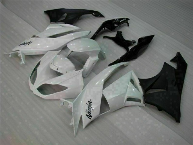 Kits ABS Carenado Kawasaki ZX6R 2009-2012 - Blanco Negro Kits ABS Carenado Kawasaki ZX6R 2009-2012 - Blanco Negro