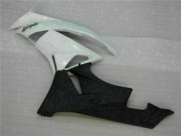 Kits ABS Carenado Kawasaki ZX6R 2009-2012 - Blanco Negro Kits ABS Carenado Kawasaki ZX6R 2009-2012 - Blanco Negro