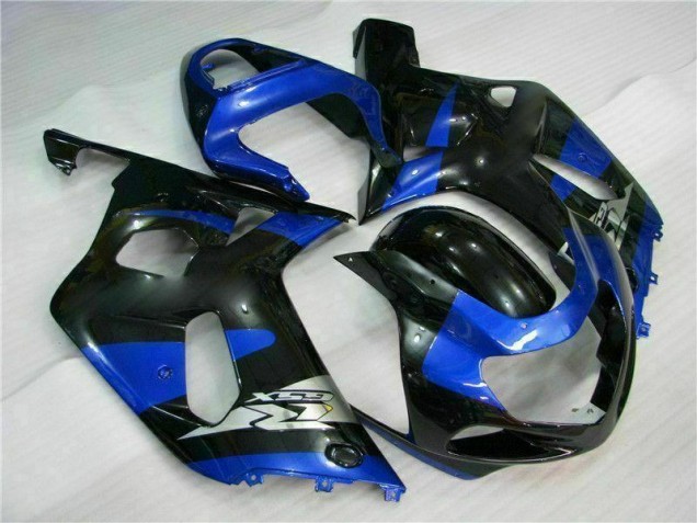 Kits Completo Carenado ABS Suzuki GSXR 600 / 750 K1 K2 K3 2001-2003 - Azul Negro Kits Completo Carenado ABS Suzuki GSXR 600 / 750 K1 K2 K3 2001-2003 - Azul Negro