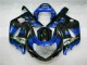 Kits Completo Carenado ABS Suzuki GSXR 600 / 750 K1 K2 K3 2001-2003 - Azul Negro Kits Completo Carenado ABS Suzuki GSXR 600 / 750 K1 K2 K3 2001-2003 - Azul Negro