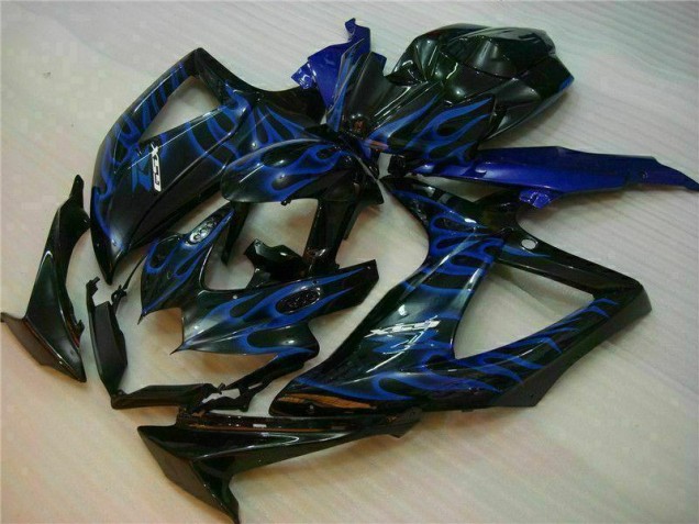 Kits Completo Carenado ABS Suzuki GSXR 600 / 750 K8 2008-2010 - Azul Negro Kits Completo Carenado ABS Suzuki GSXR 600 / 750 K8 2008-2010 - Azul Negro