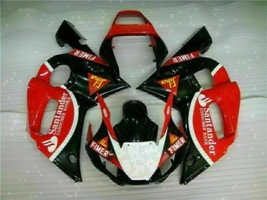 Kits Completo Carenado ABS Yamaha R6 1998-2002 - Rojo Negro