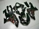 Kits Completo Carenado Kawasaki ZX10R 2006-2007 - Negro Rojo Llama