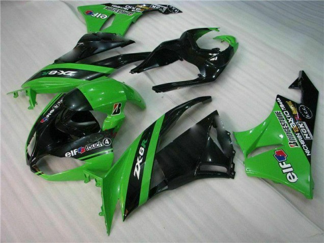 Kits Completo Carenado Kawasaki ZX6R 2009-2012 - Negro Verde Kits Completo Carenado Kawasaki ZX6R 2009-2012 - Negro Verde