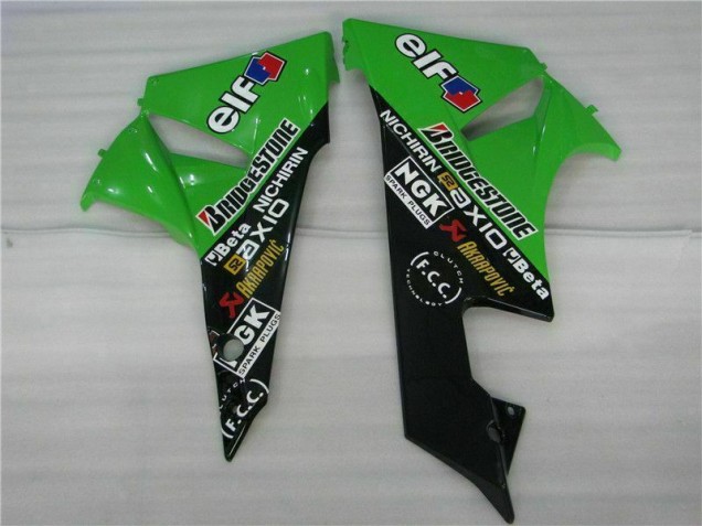 Kits Completo Carenado Kawasaki ZX6R 2009-2012 - Negro Verde Kits Completo Carenado Kawasaki ZX6R 2009-2012 - Negro Verde