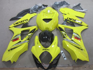 Kits Completo Carenado Suzuki GSXR 1000 K7 2007-2008 - Amarillo Negro