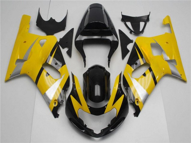 Kits Completo Carenado Suzuki GSXR 600 / 750 K1 K2 K3 2001-2003 - Amarillo Negro Kits Completo Carenado Suzuki GSXR 600 / 750 K1 K2 K3 2001-2003 - Amarillo Negro