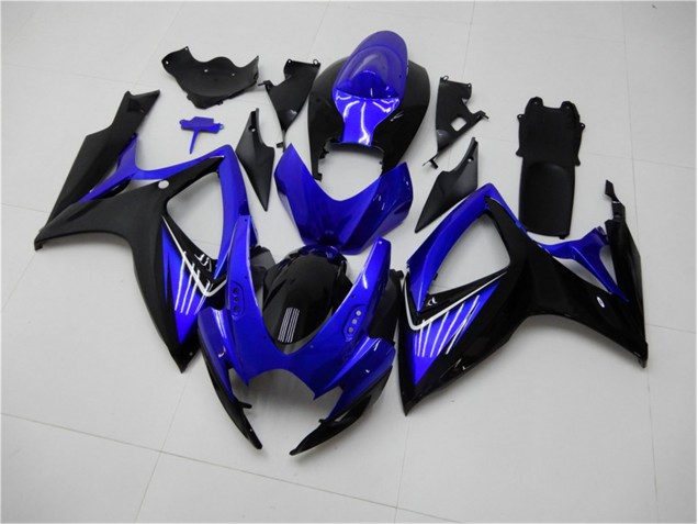 Kits Completo Carenado Suzuki GSXR 600 / 750 K6 2006-2007 - Azul Negro Kits Completo Carenado Suzuki GSXR 600 / 750 K6 2006-2007 - Azul Negro