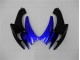 Kits Completo Carenado Suzuki GSXR 600 / 750 K6 2006-2007 - Azul Negro Kits Completo Carenado Suzuki GSXR 600 / 750 K6 2006-2007 - Azul Negro