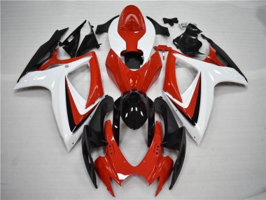 Kits Completo Carenado Suzuki GSXR 600 / 750 K6 2006-2007 - Rojo Negro