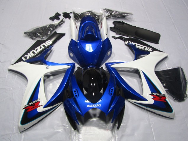 Kits Completo Carenado Suzuki GSXR 600 K6 2006-2007 - Azul Blanco Kits Completo Carenado Suzuki GSXR 600 K6 2006-2007 - Azul Blanco