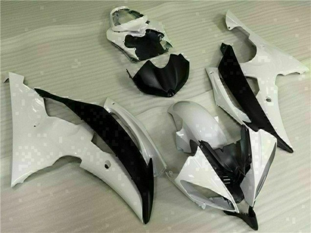Kits Completo Carenado Yamaha R6 2008-2016 - Blanco Negro Kits Completo Carenado Yamaha R6 2008-2016 - Blanco Negro