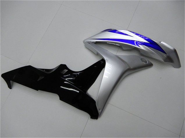 Carenados Moto Honda CBR600RR 2007-2008 - Plata Azul Negro Brillante OEM Estilo