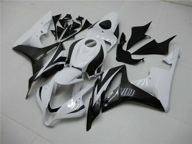 Carenado Moto Honda CBR600RR 2007-2008 - Blanco Negro Brillante